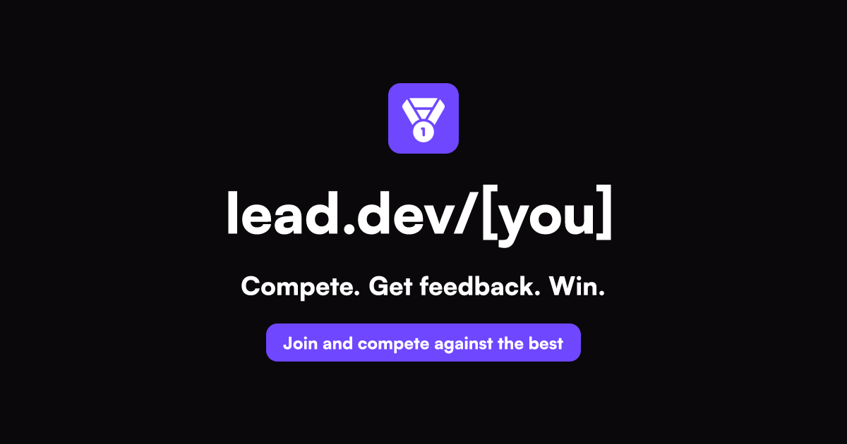 Share your startups with the world | lead.dev